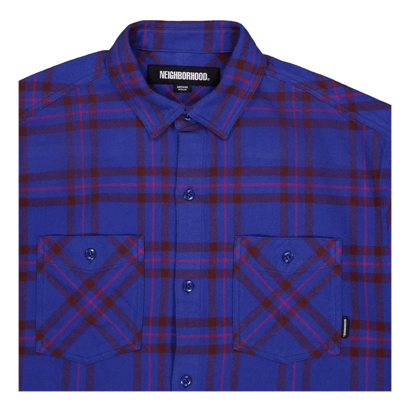 Tartan Check Shirt Ls Blue