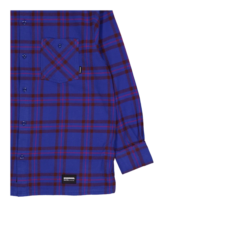 Tartan Check Shirt Ls Blue