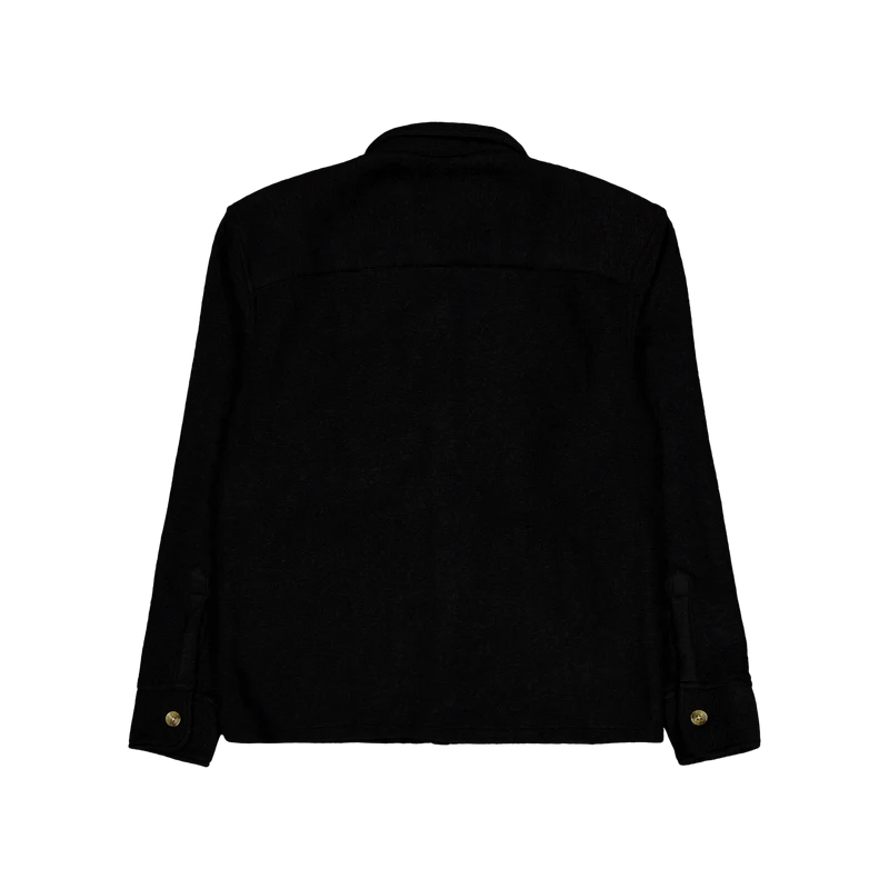 Ivy Wool Overshirt Black