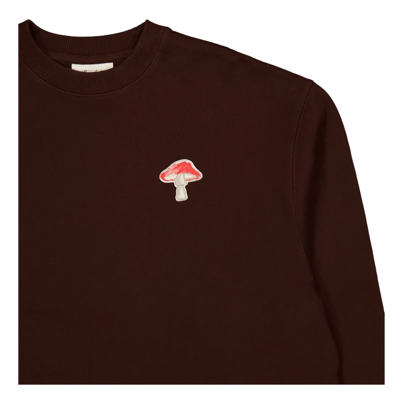 Agaric Mush Sweatshirt Deep Brown