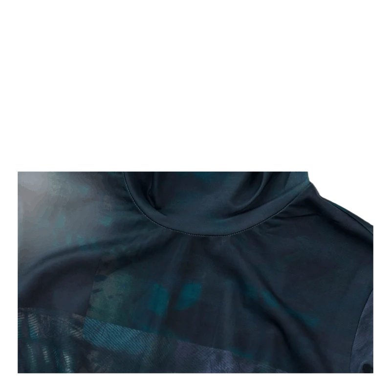 Turtleneck Dress Dark Paint