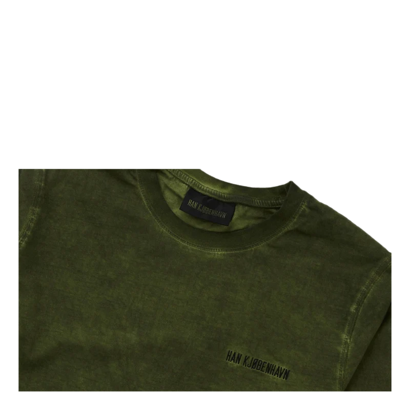 Casual Long Sleeve Tee Green Crush