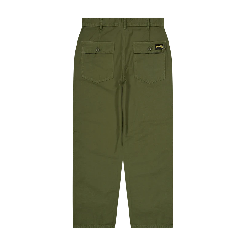 Fat Pant Olive Sateen