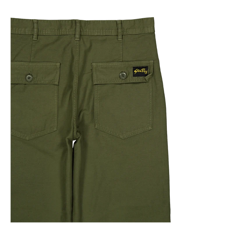 Fat Pant Olive Sateen