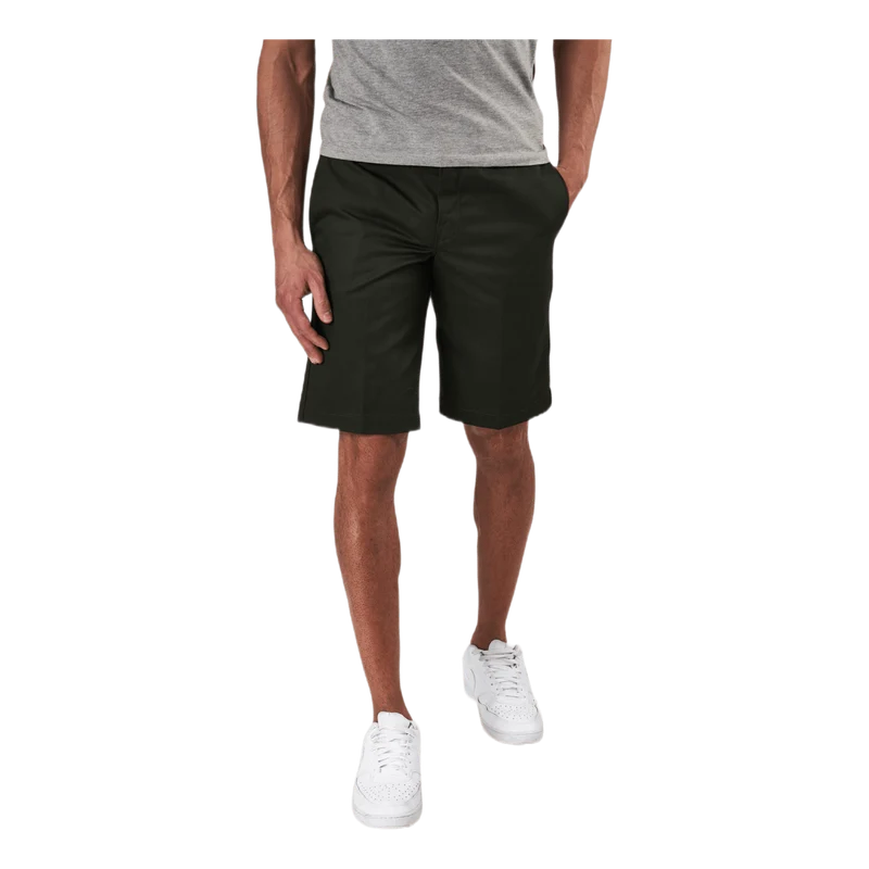 11´ Slim Straight Work Shorts Green