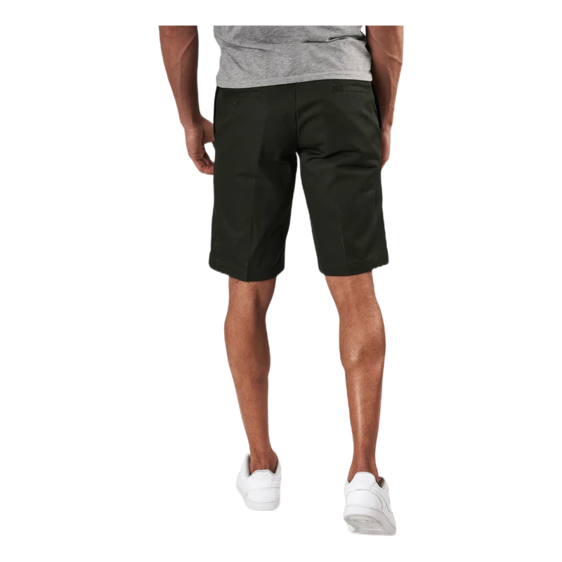 11´ Slim Straight Work Shorts Green