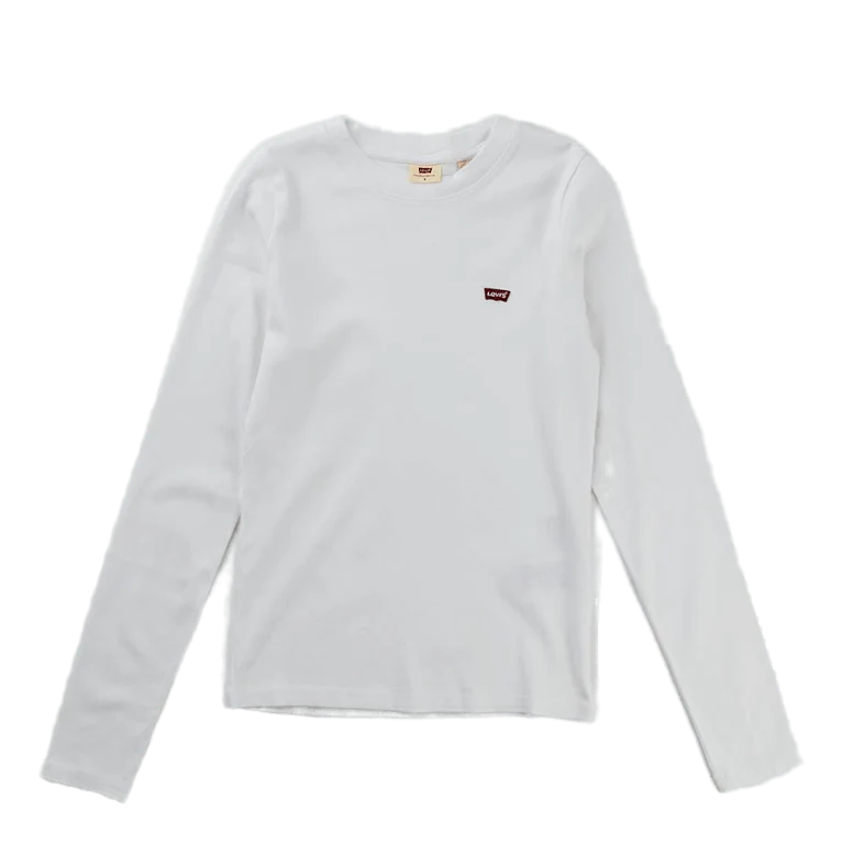 Ls Baby Tee White + Neutrals