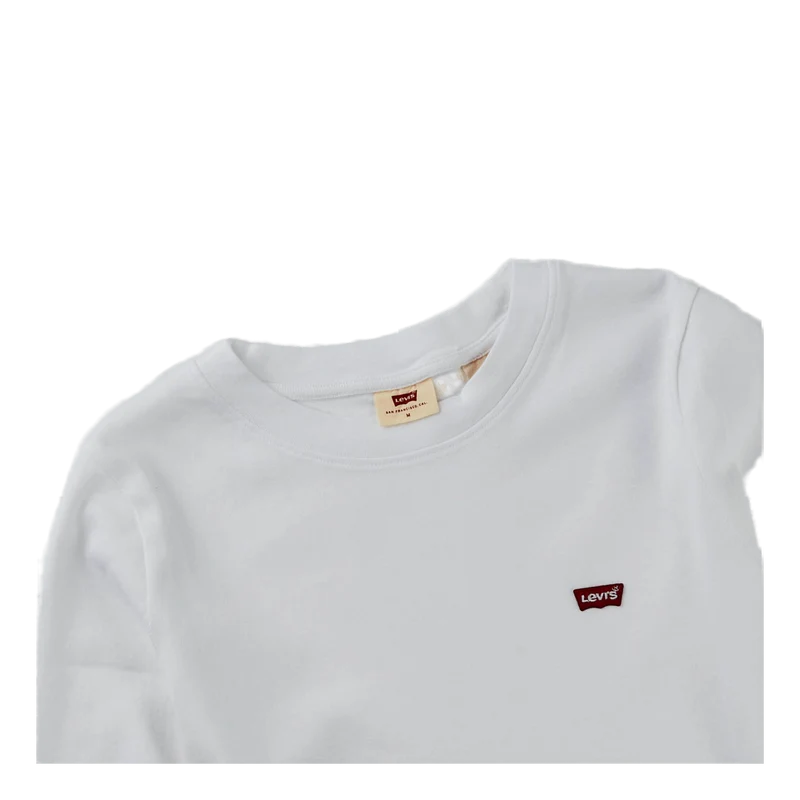 Ls Baby Tee White + Neutrals
