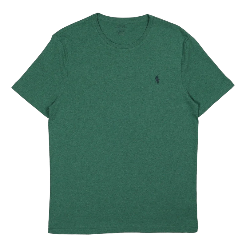 Custom Slim Fit Jersey Crewneck T-Shirt Potomac Green Heather/C7940