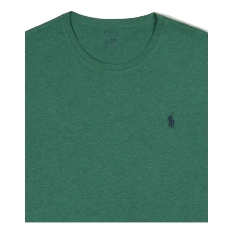 Custom Slim Fit Jersey Crewneck T-Shirt Potomac Green Heather/C7940