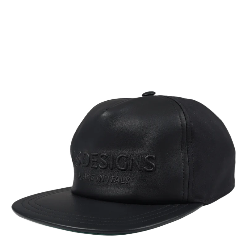 Leather Made In Cap Navy Vegt.