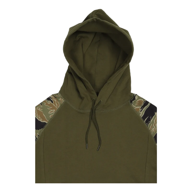 Tech Hooded Sweat Ocs 450 Olive/mint Gold