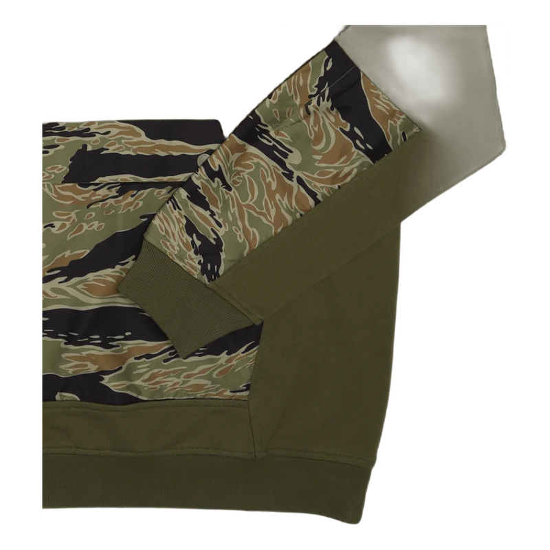 Tech Hooded Sweat Ocs 450 Olive/mint Gold