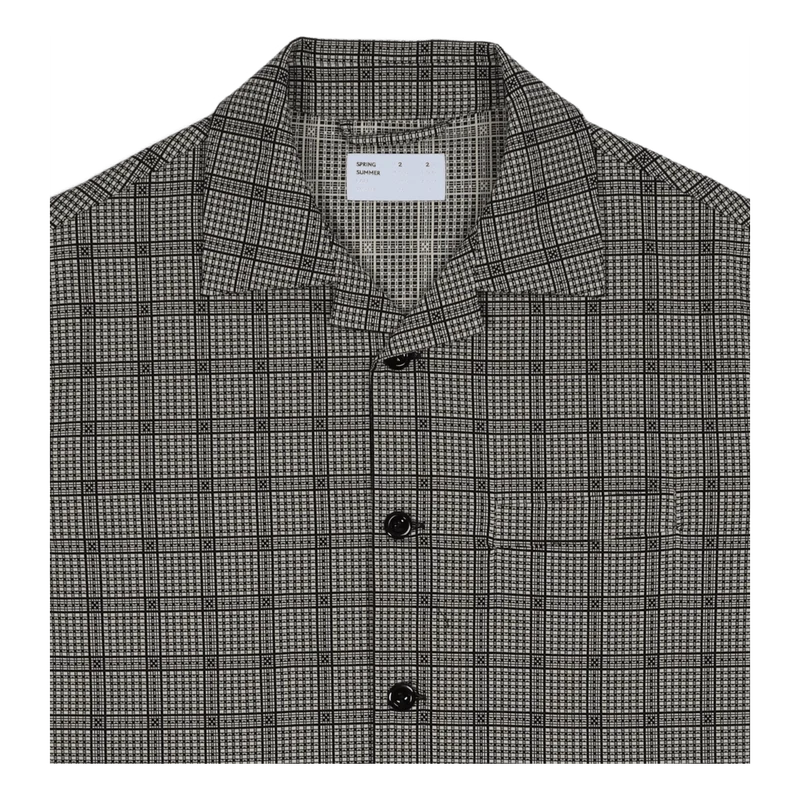 S/s Shirt Blazer Blk/wht Tubic