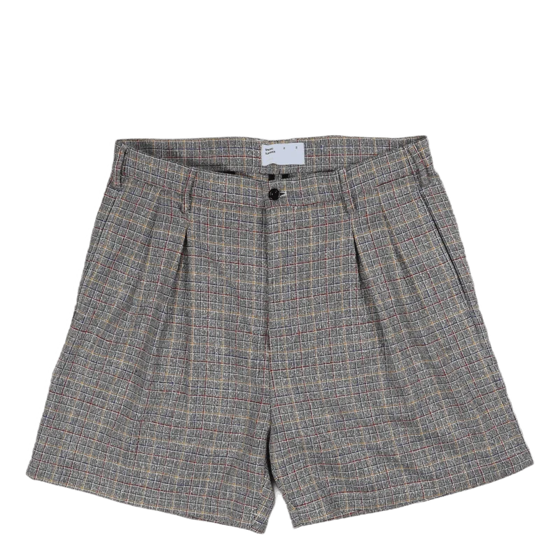 Two Pleat Short Black/multi Ch