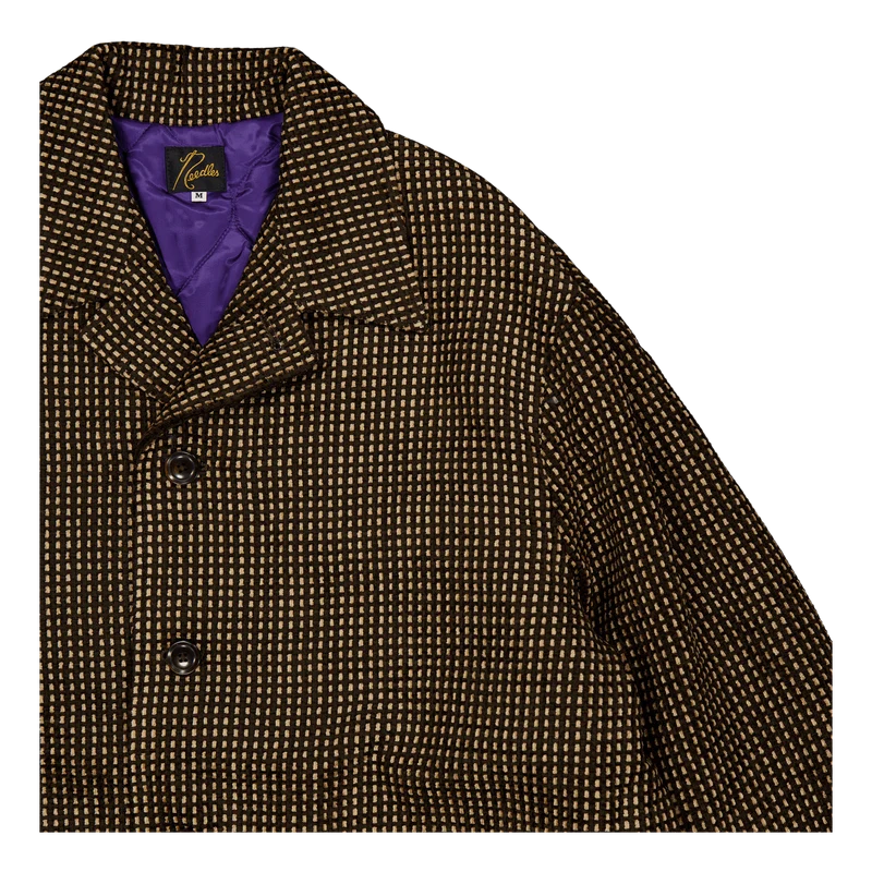Needles Car Coat - Ac/pe/w Mal Brown
