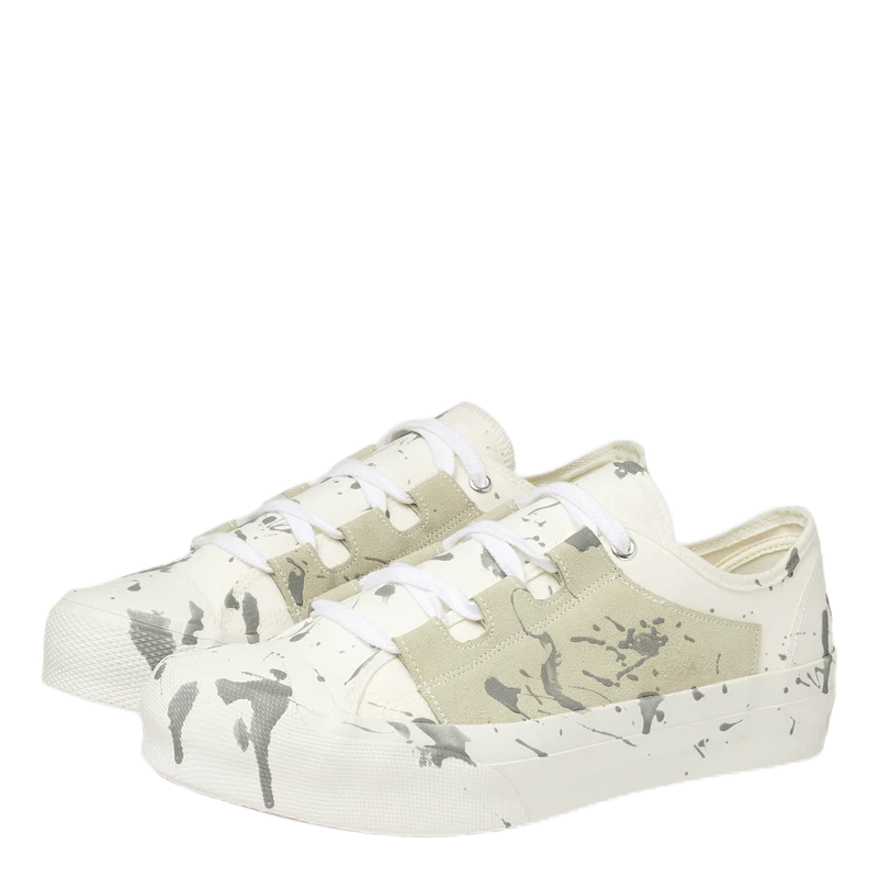 Asymmetric Ghilie Sneaker White