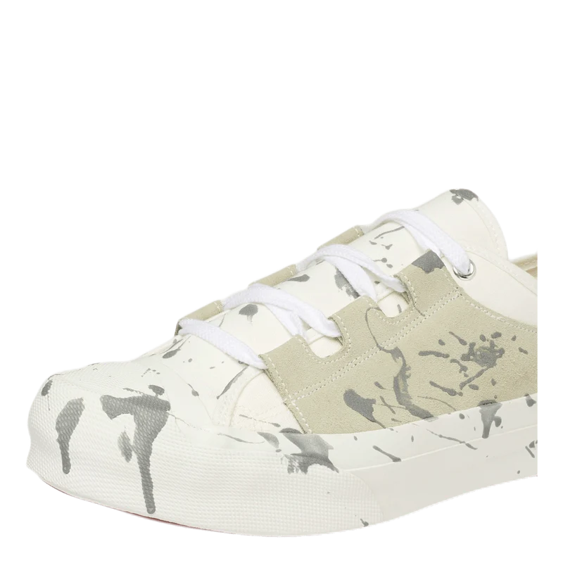 Asymmetric Ghilie Sneaker White