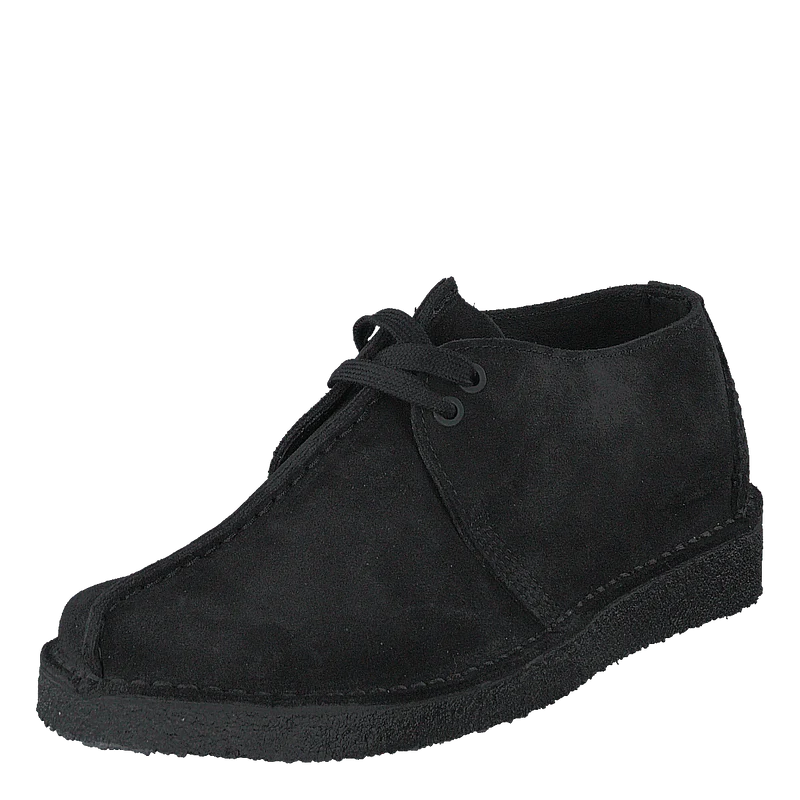 Desert Trek Black Suede