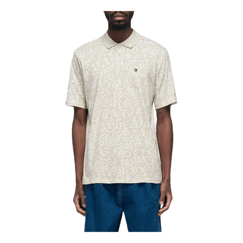 Rue Short Sleeve Polo Gray