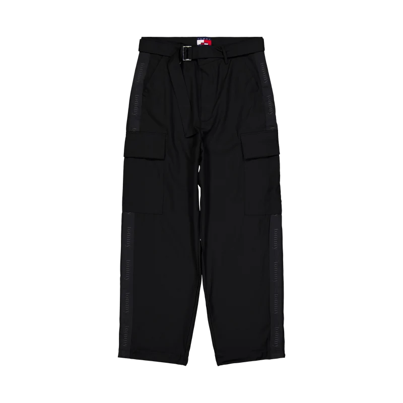 Tjcu Wide Fit Cargo Trousers Black