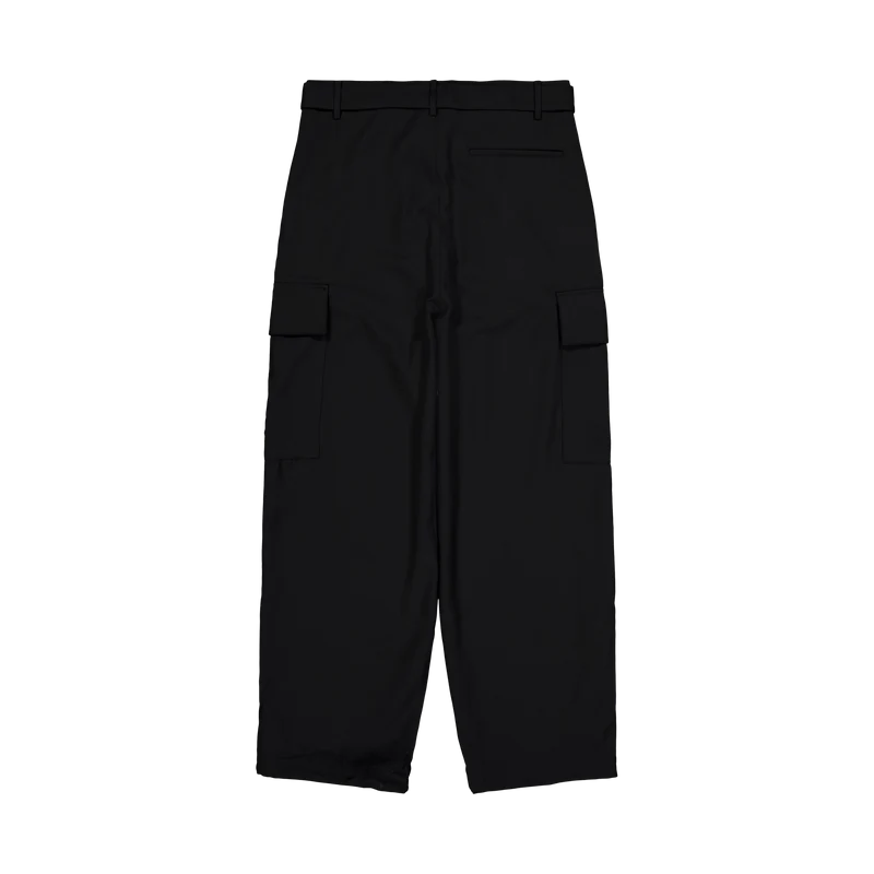 Tjcu Wide Fit Cargo Trousers Black