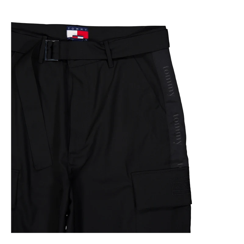 Tjcu Wide Fit Cargo Trousers Black