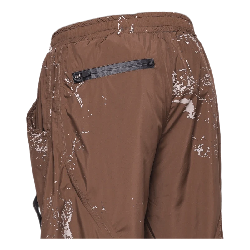 Rock Print Shorts Brown