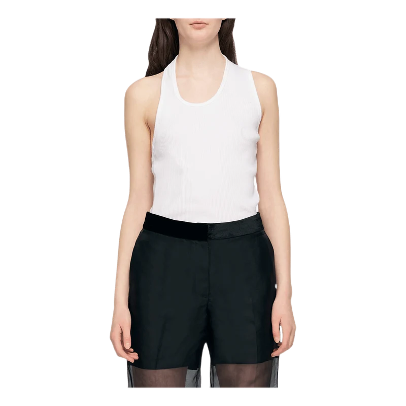 Asymmetric Tank White