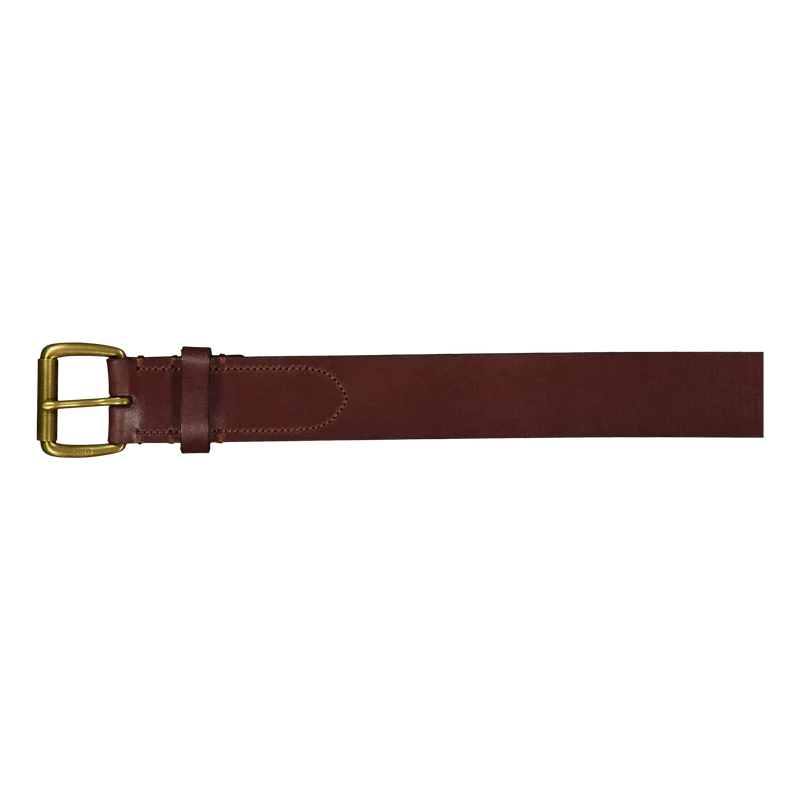 Tumbled Leather Belt Brown