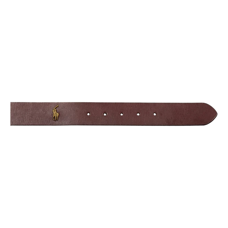 Tumbled Leather Belt Brown