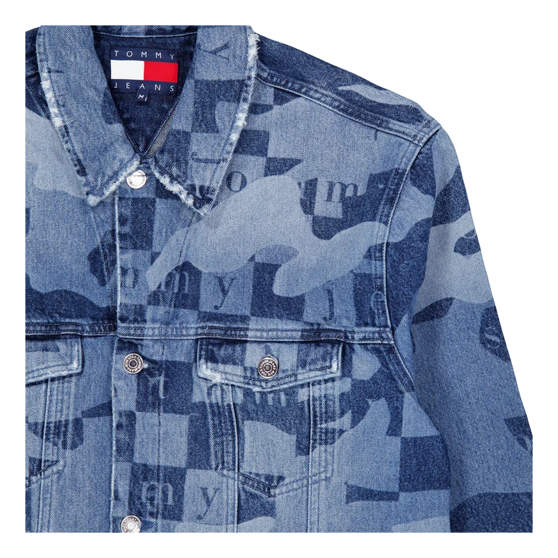 Tjcu Trucker Jacket Aol Dg9032 Denim Medium