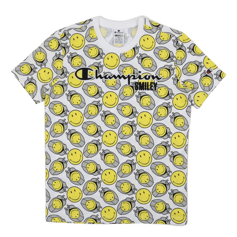 Champion X Smiley - Crewneck T White Al (wht)