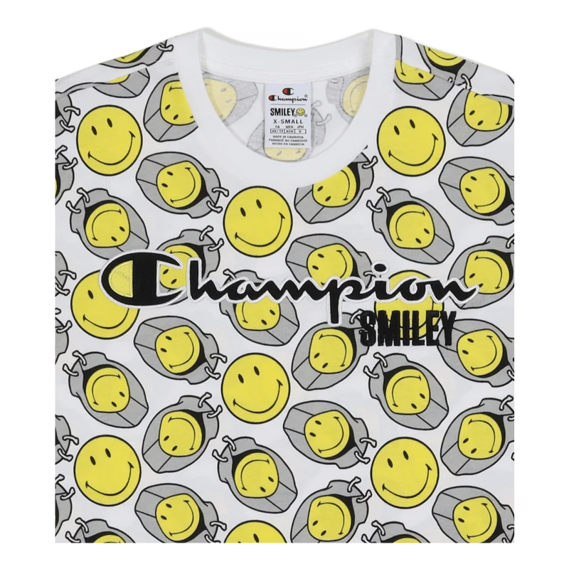 Champion X Smiley - Crewneck T White Al (wht)