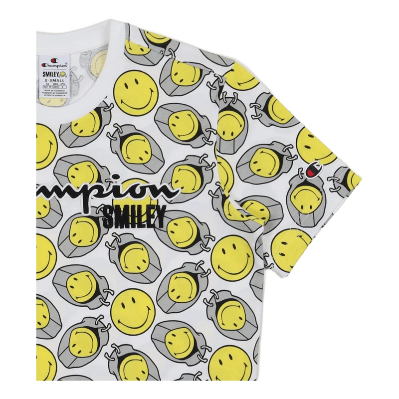 Champion X Smiley - Crewneck T White Al (wht)