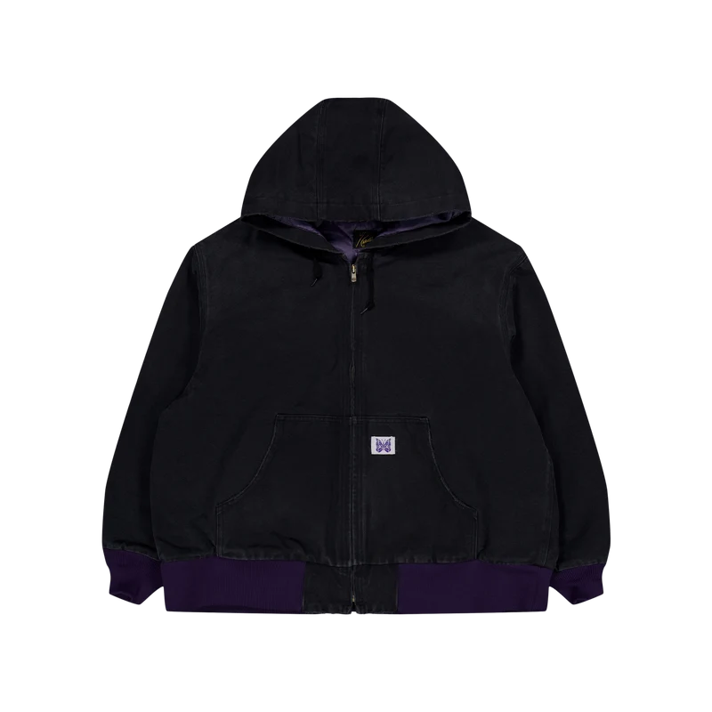 Needles Zipped Work Hoody - 16 Black