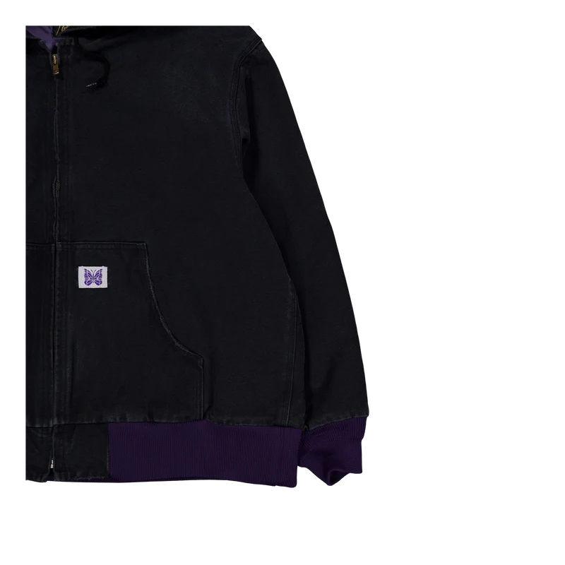 Needles Zipped Work Hoody - 16 Black