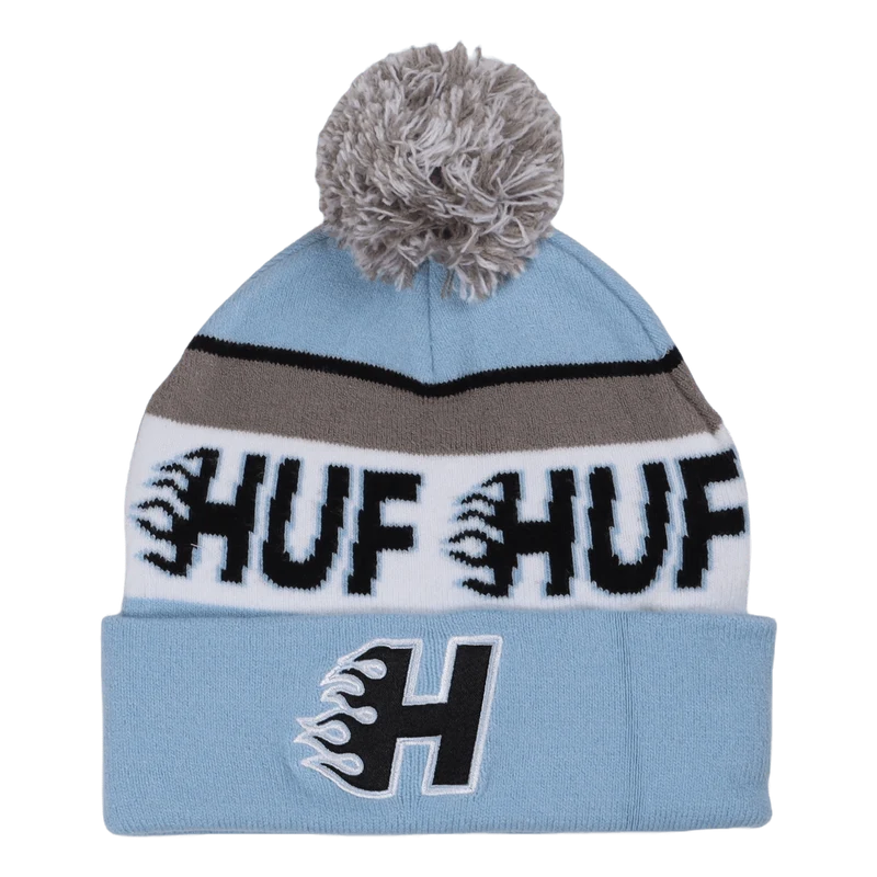 Enforcer Pom Beanie Lblue