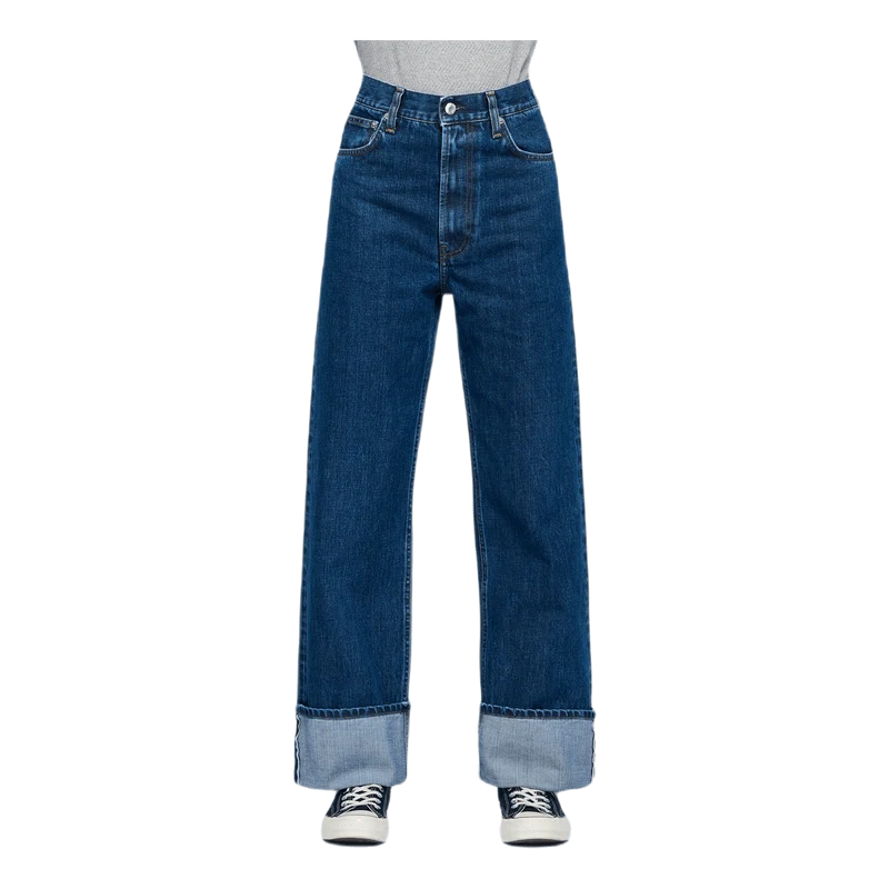 Fem Hi Straight Jeans Blue