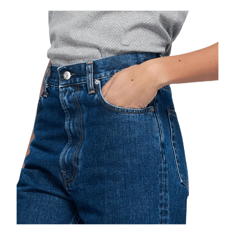 Fem Hi Straight Jeans Blue