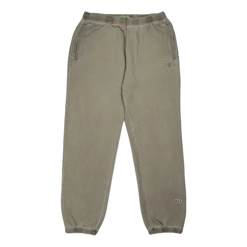 12 Galaxies Faded Fleece Pant Khaki