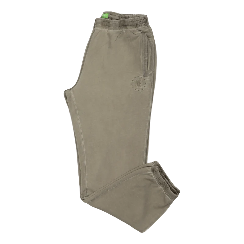12 Galaxies Faded Fleece Pant Khaki