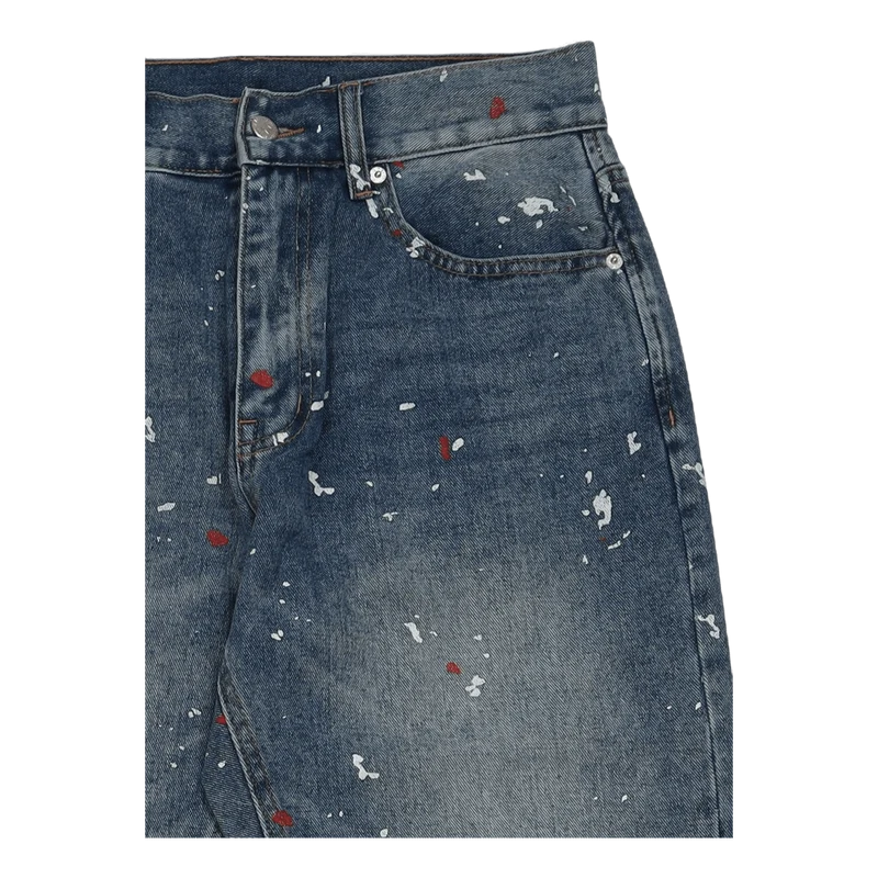 Denim Pants Stonewash Blue