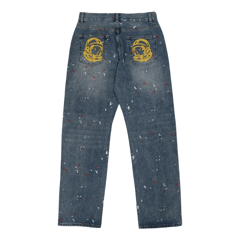 Denim Pants Stonewash Blue