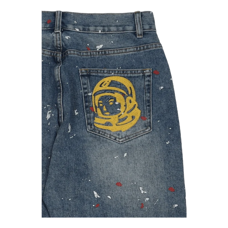 Denim Pants Stonewash Blue