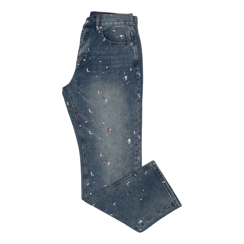 Denim Pants Stonewash Blue