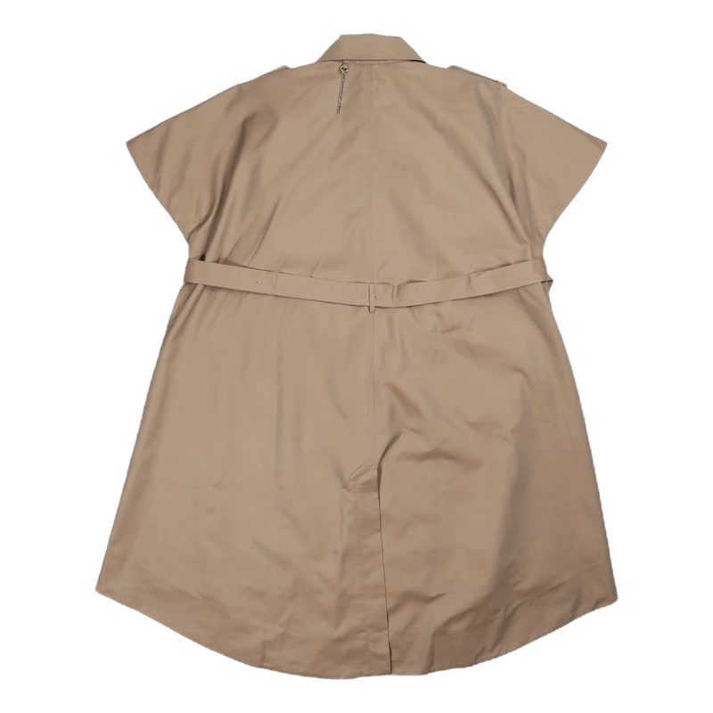 Sleeveless Trench Coat Khaki