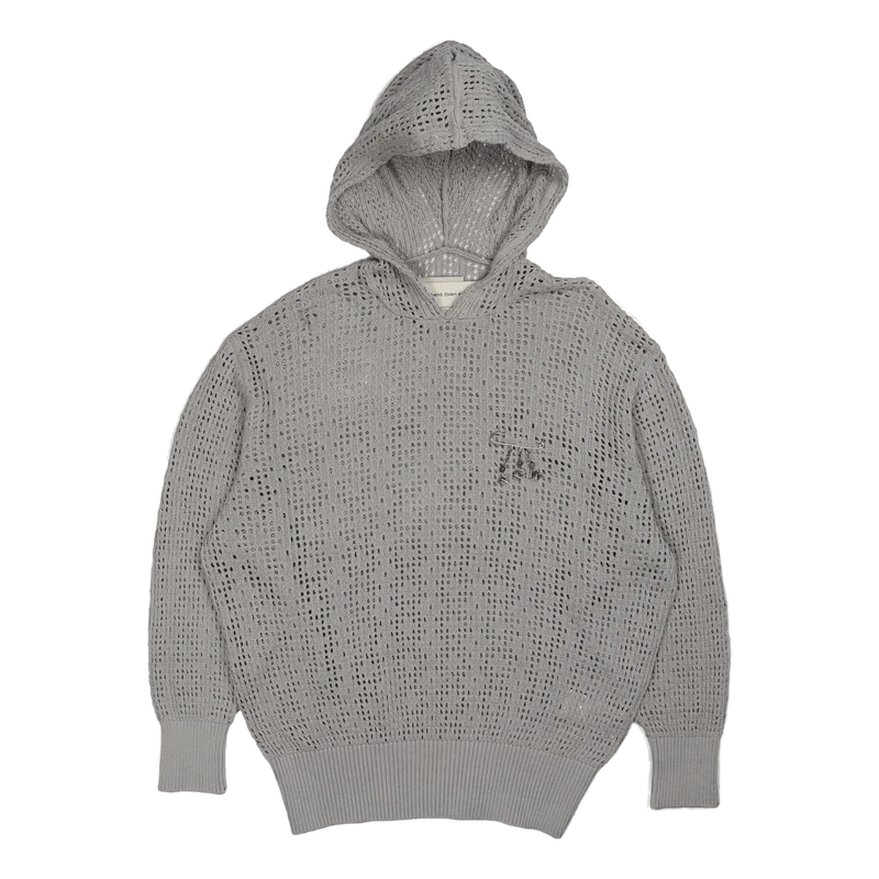 Hoodied Knit Grey
