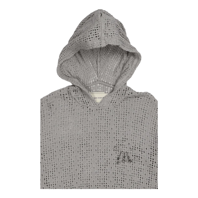 Hoodied Knit Grey