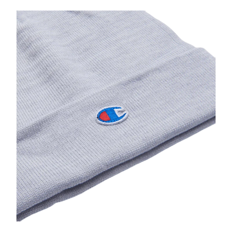 Logo Beanie Cap Gray